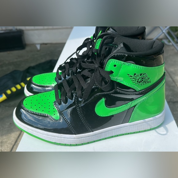 Air jordan 1 retro green black no box size 10 - Picture 3 of 7